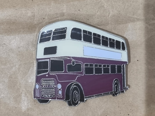 Leyland PD2/Massey Bus Enamel Brooch Pin Badge