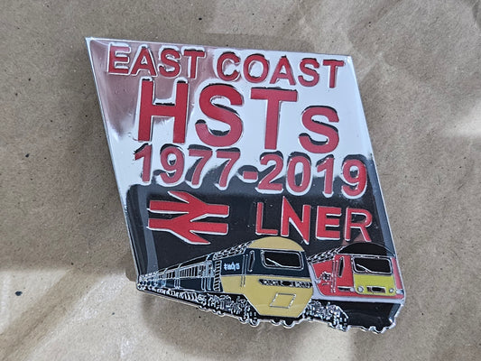 East Coast HST Farewell Enamel Butterfly Pin Badge