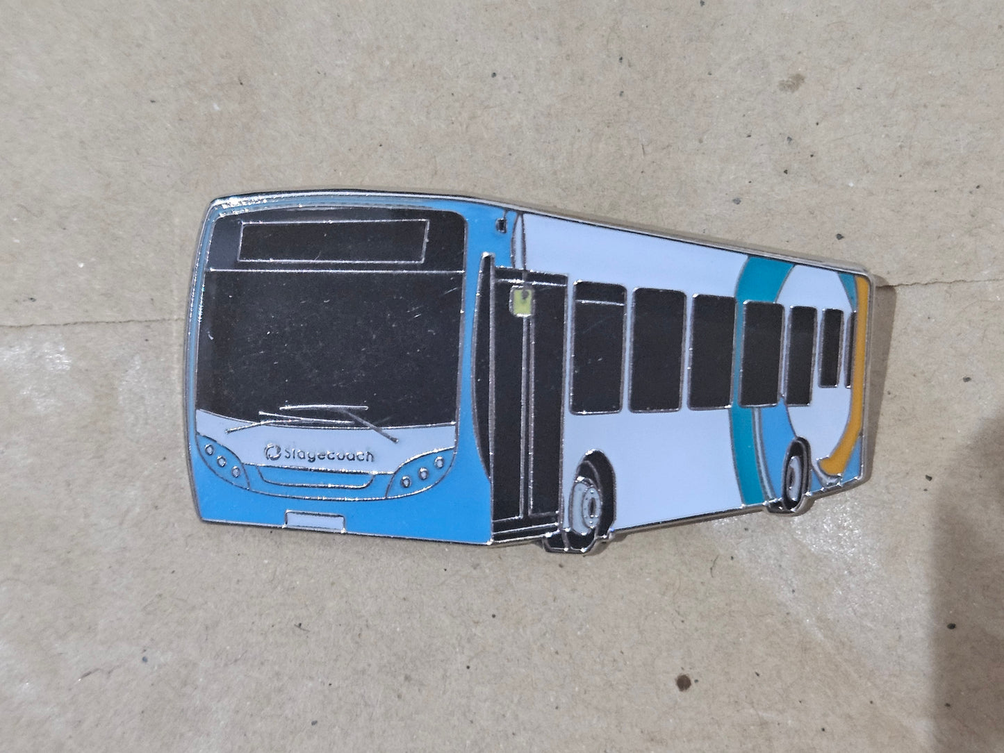 Stagecoach Enviro 200 Enamel Brooch Pin Badge