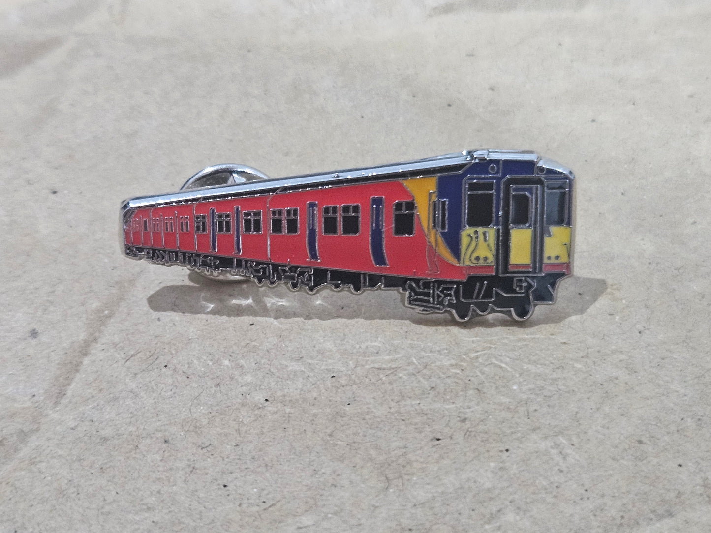 SWR/SWT Class 455 Enamel Lapel Butterfly Pin Badge
