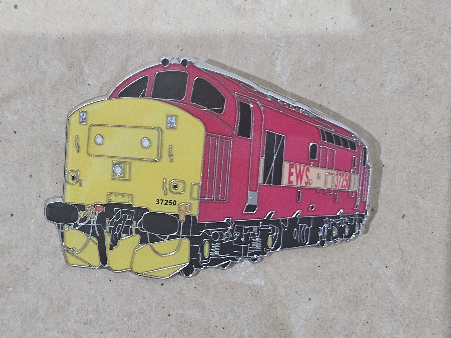EWS Class 37 Enamel Brooch Pin Badge