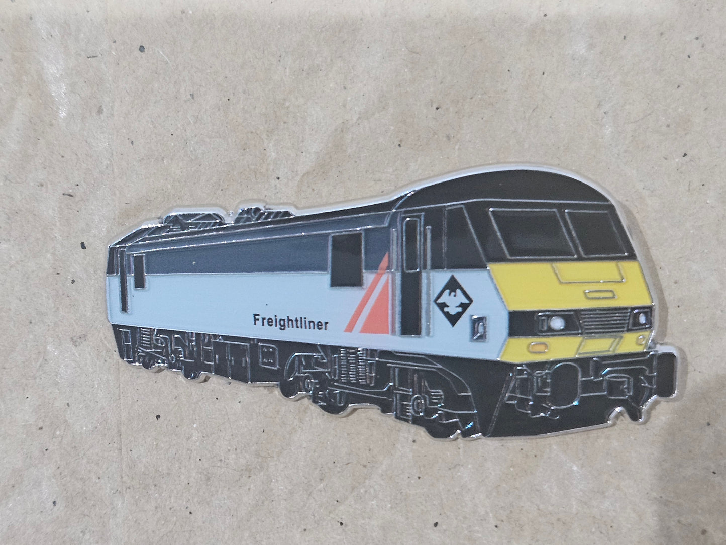 Freightliner Grey Class 90 Enamel Brooch Pin Badge