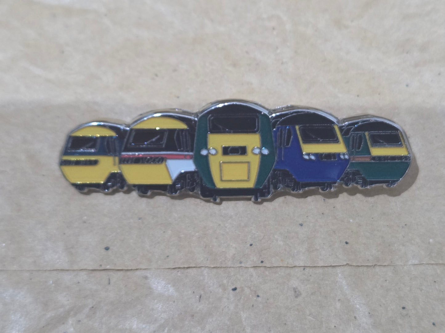 Western Region HST Fleet Enamel Brooch Pin Badge