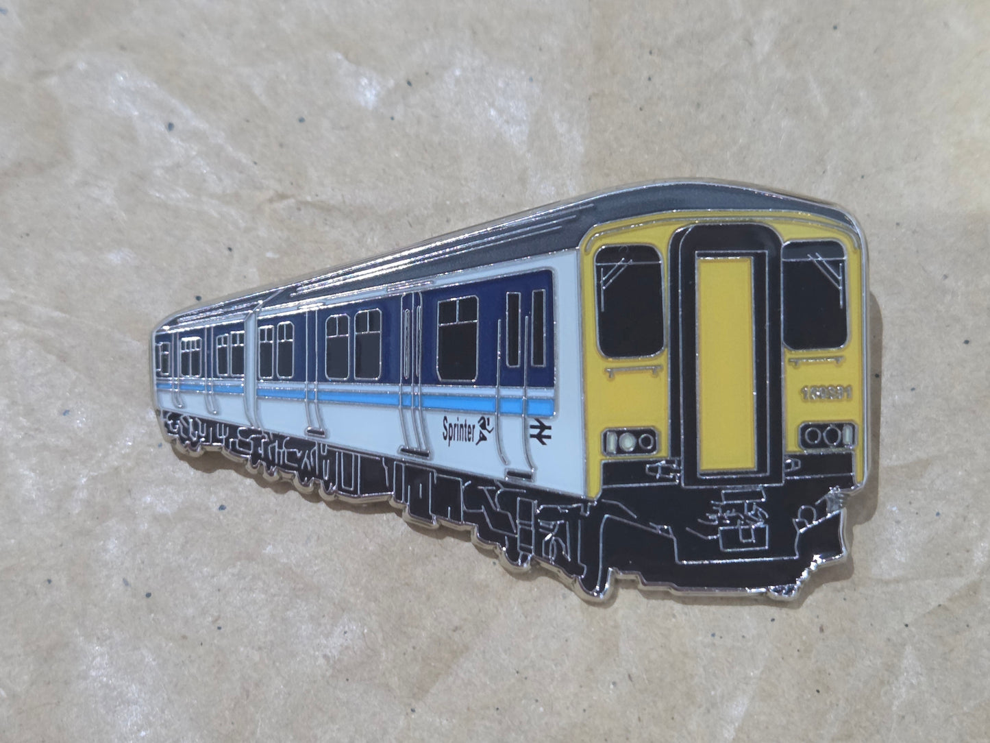 Regional Railways Class 150 Enamel Brooch Pin Badge