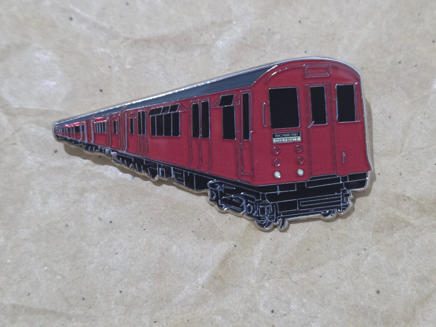 London Underground P Stock Enamel Brooch Pin Badge