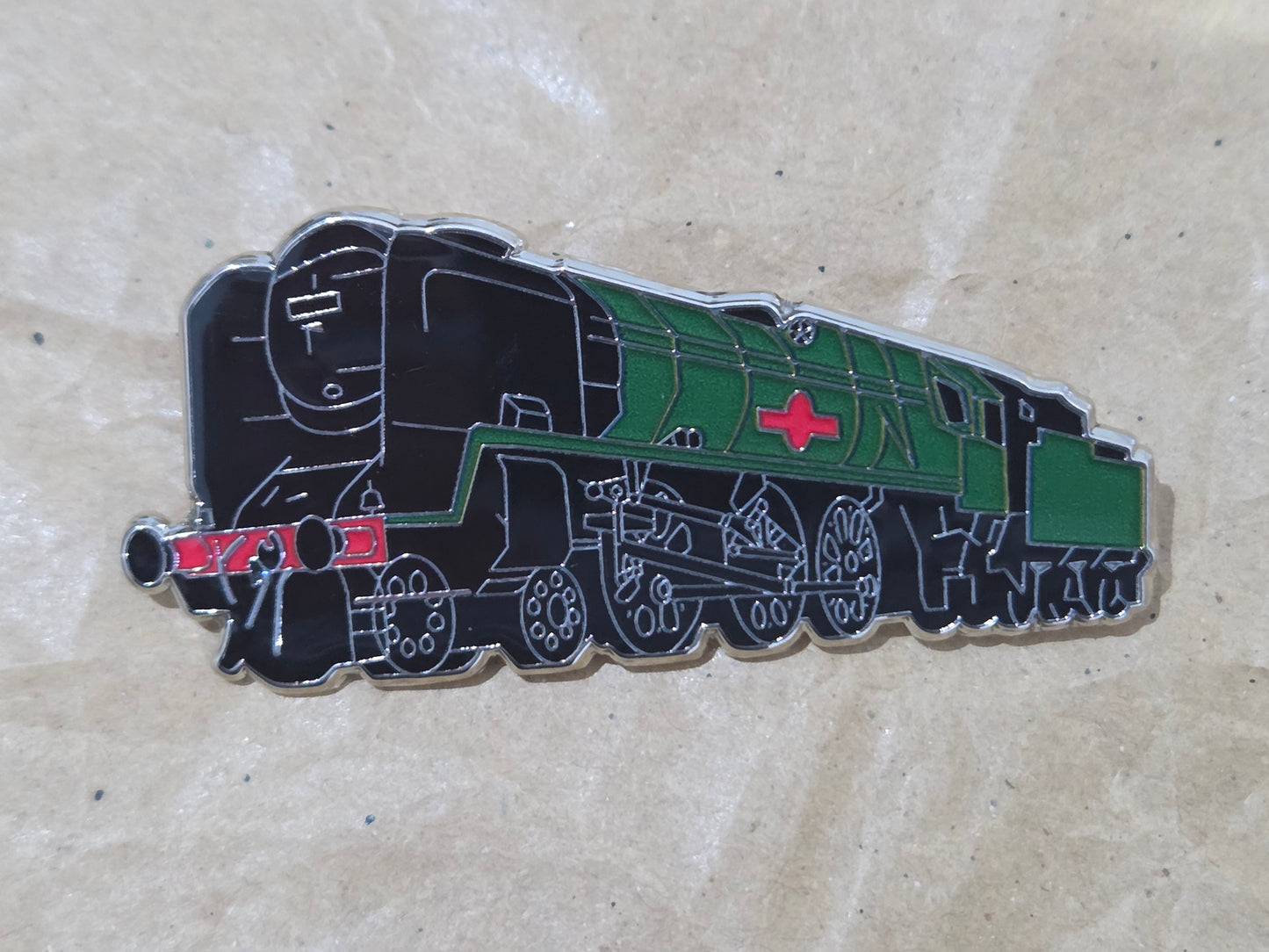Canadian Pacific Enamel Brooch Pin Badge