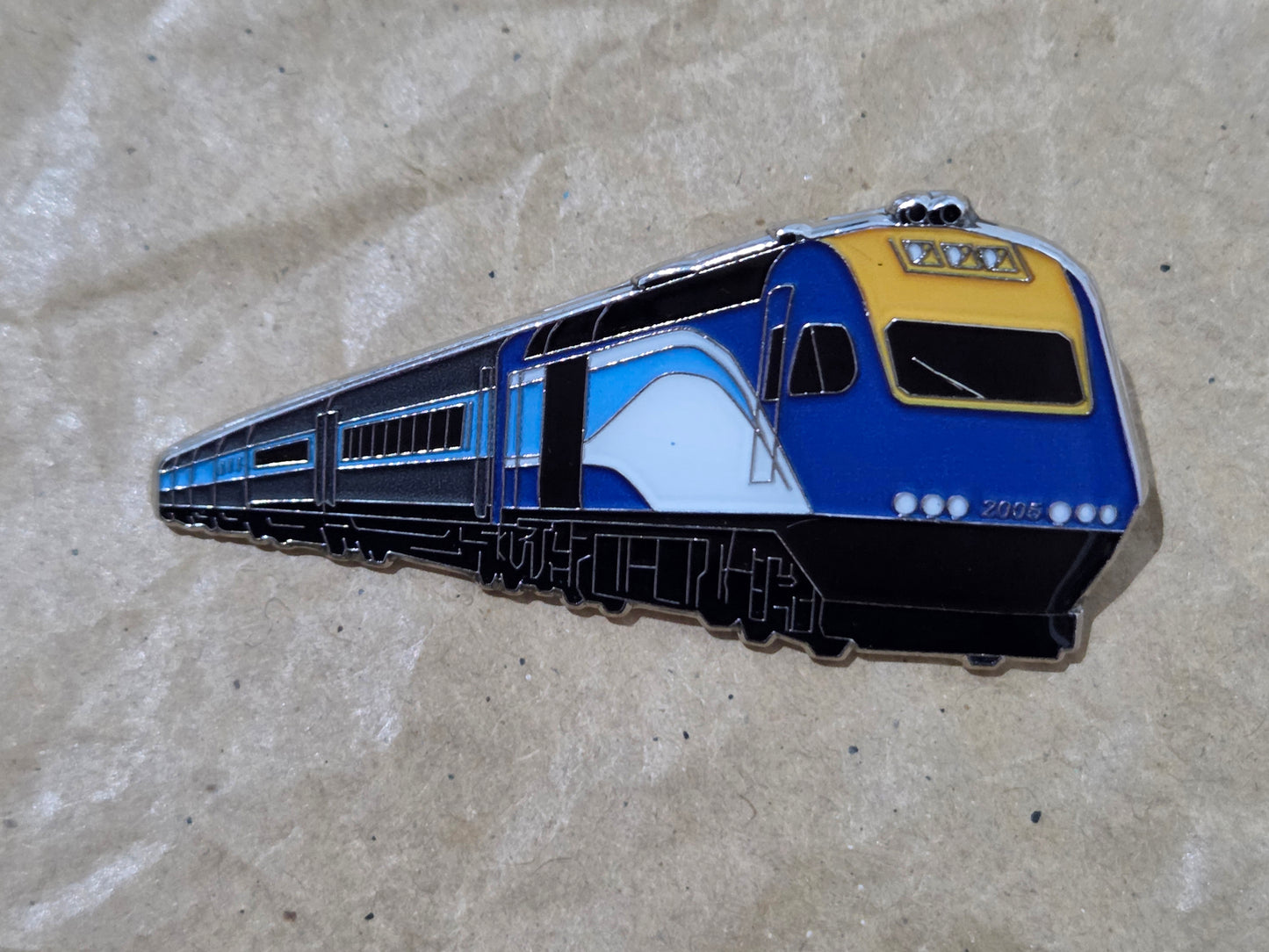 New South Wales XPT Enamel Brooch Pin Badge
