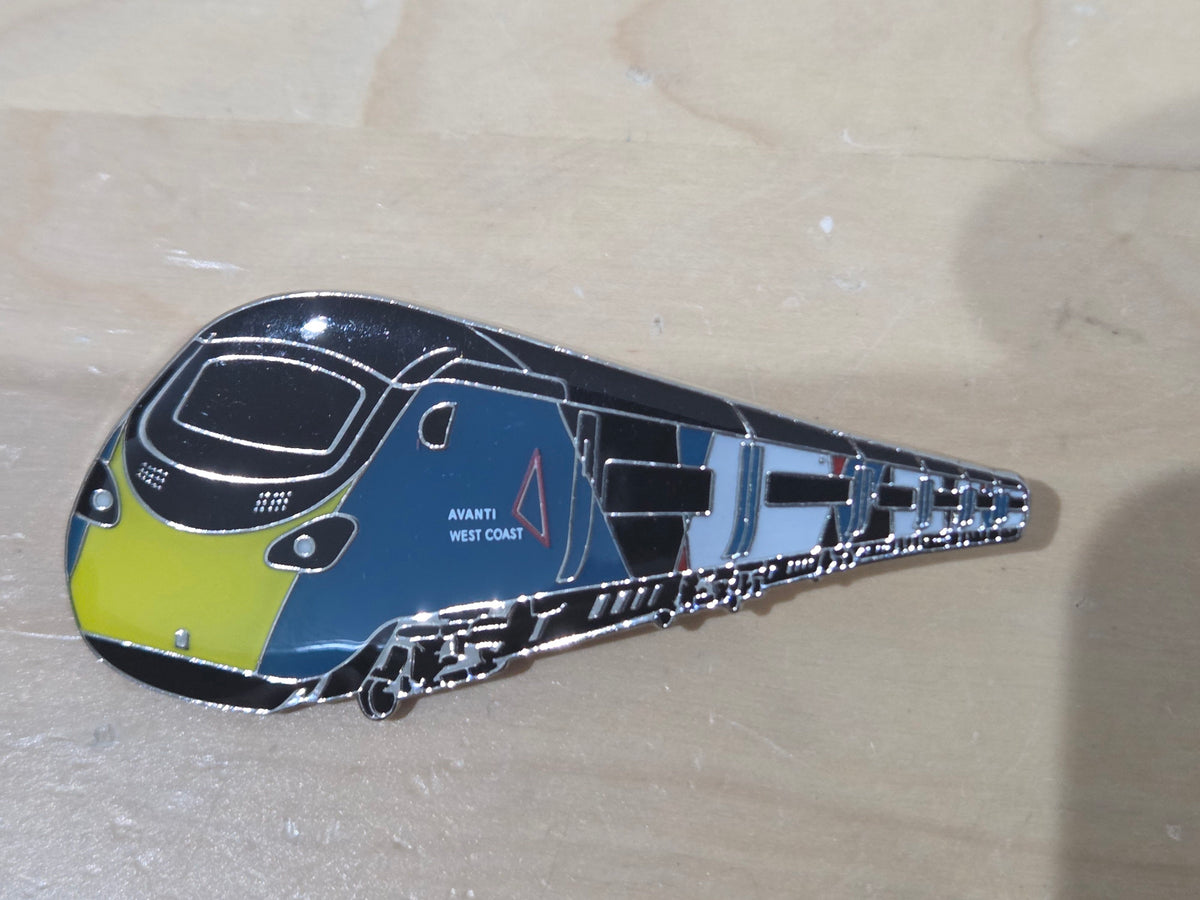 Avanti Class 390 Pendolino Enamel Brooch Pin Badge