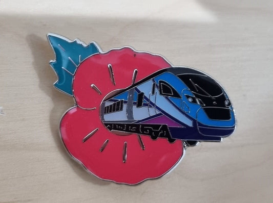 TPE Fleet (Poppy Appeal) Butterfly Pin Badge (2 Designs)