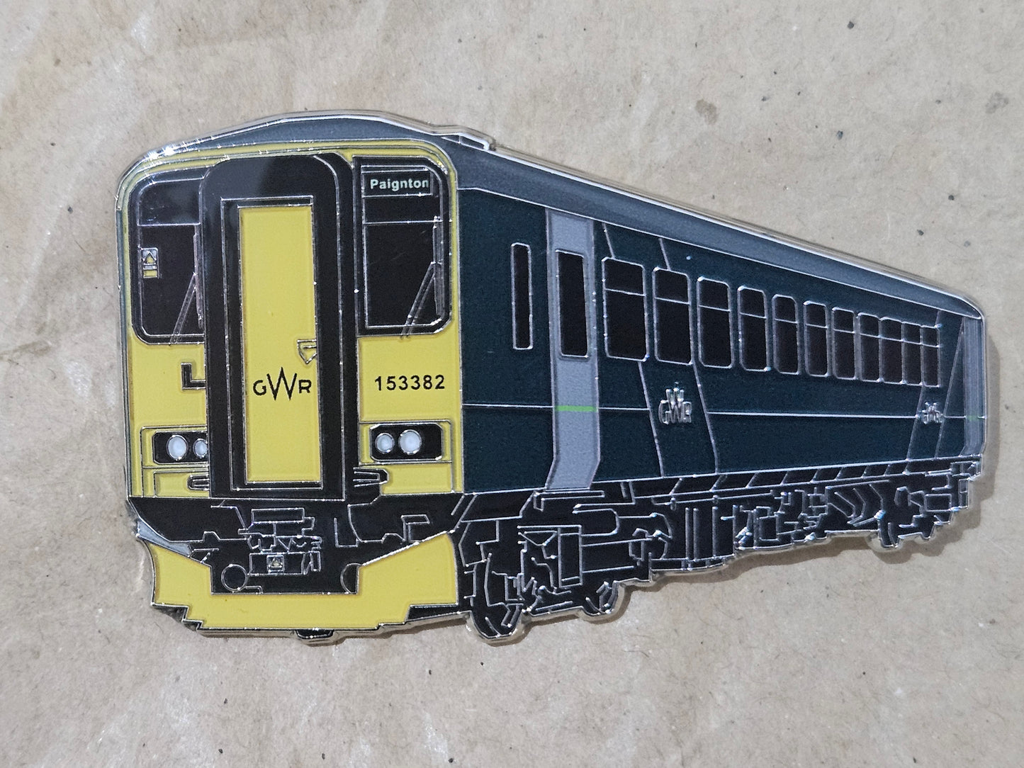 GWR Class 153 - Multiple Destinations Enamel Brooch Pin Badge