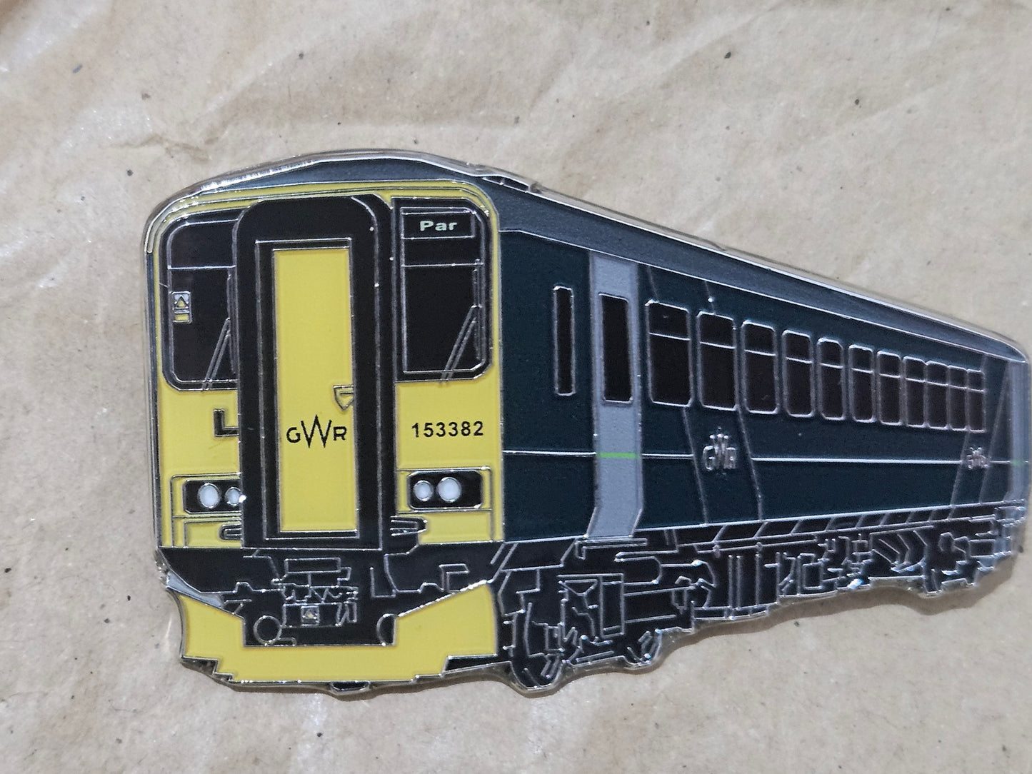 GWR Class 153 - Multiple Destinations Enamel Brooch Pin Badge