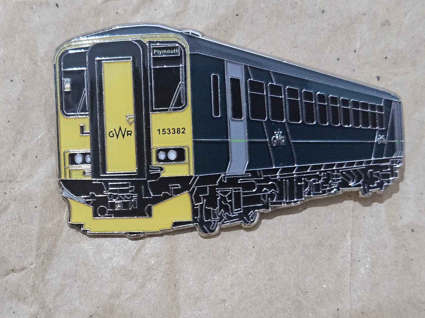 GWR Class 153 - Multiple Destinations Enamel Brooch Pin Badge