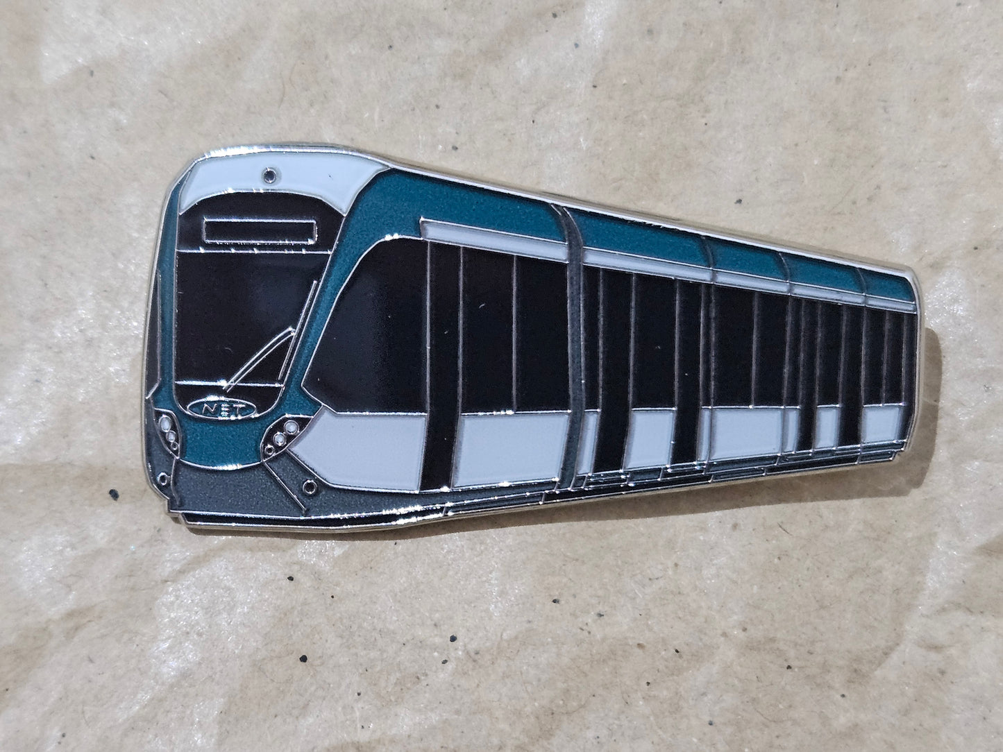 North of England Trams (5 Variants) Enamel Brooch Pin Badges