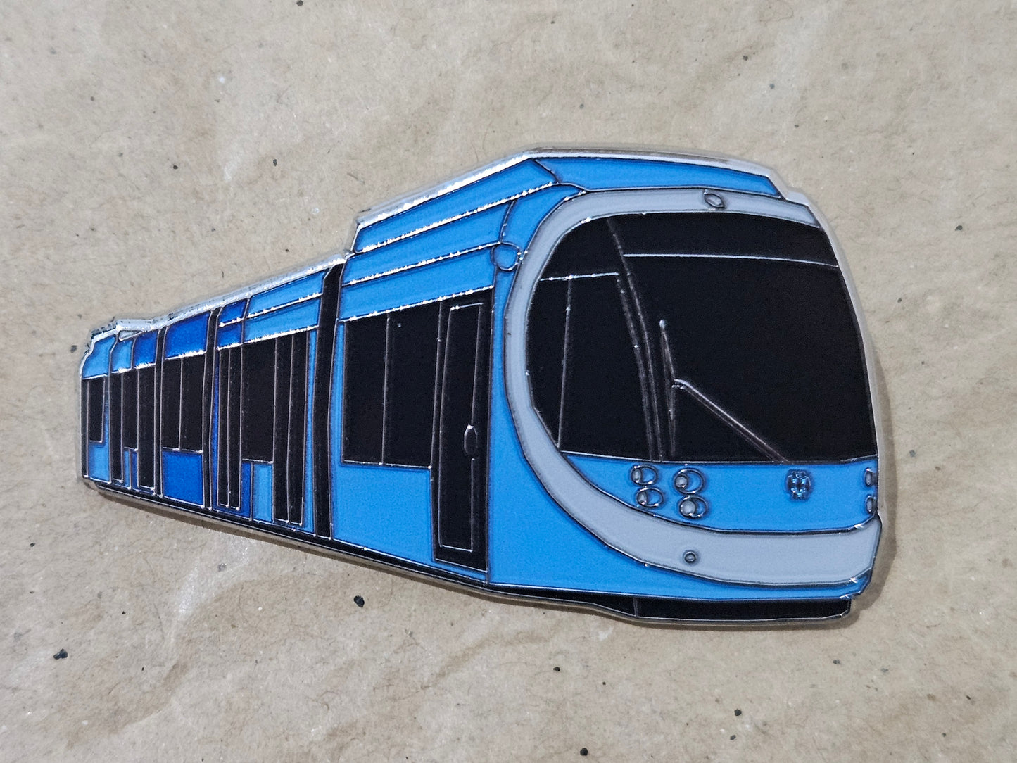 North of England Trams (5 Variants) Enamel Brooch Pin Badges