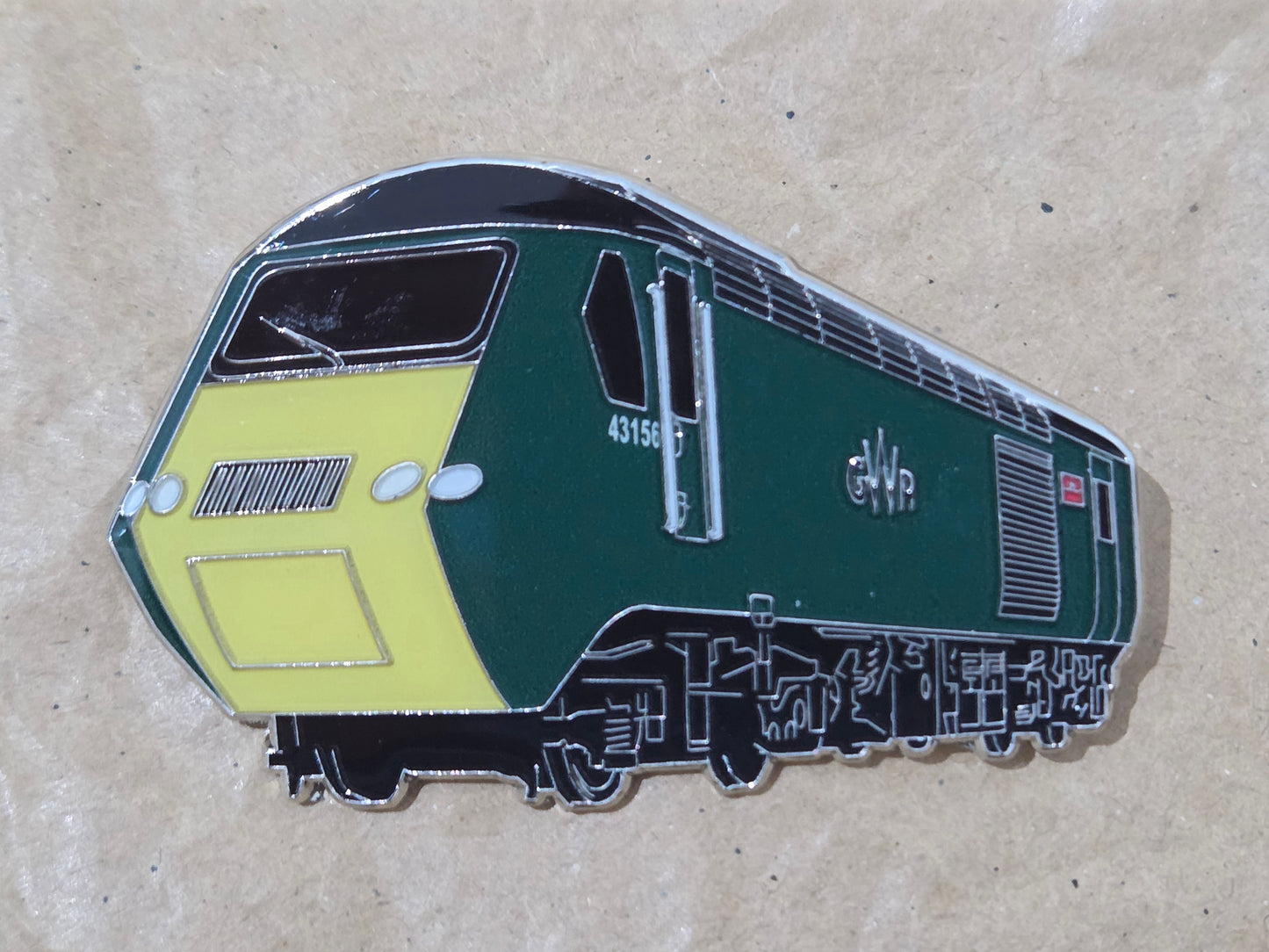 GWR Class 43 HST (5 Designs) Enamel Brooch Pin Badges