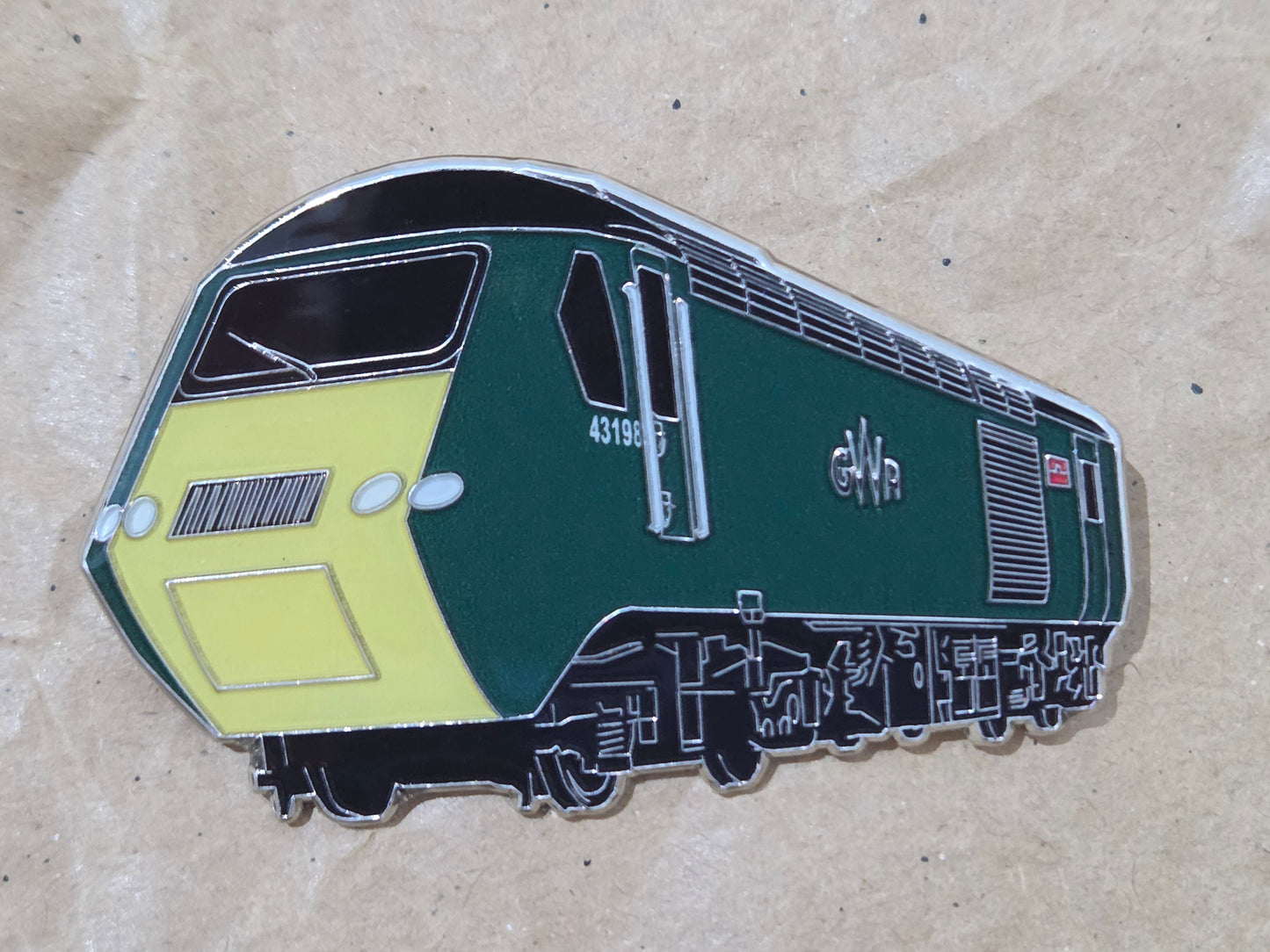 GWR Class 43 HST (5 Designs) Enamel Brooch Pin Badges