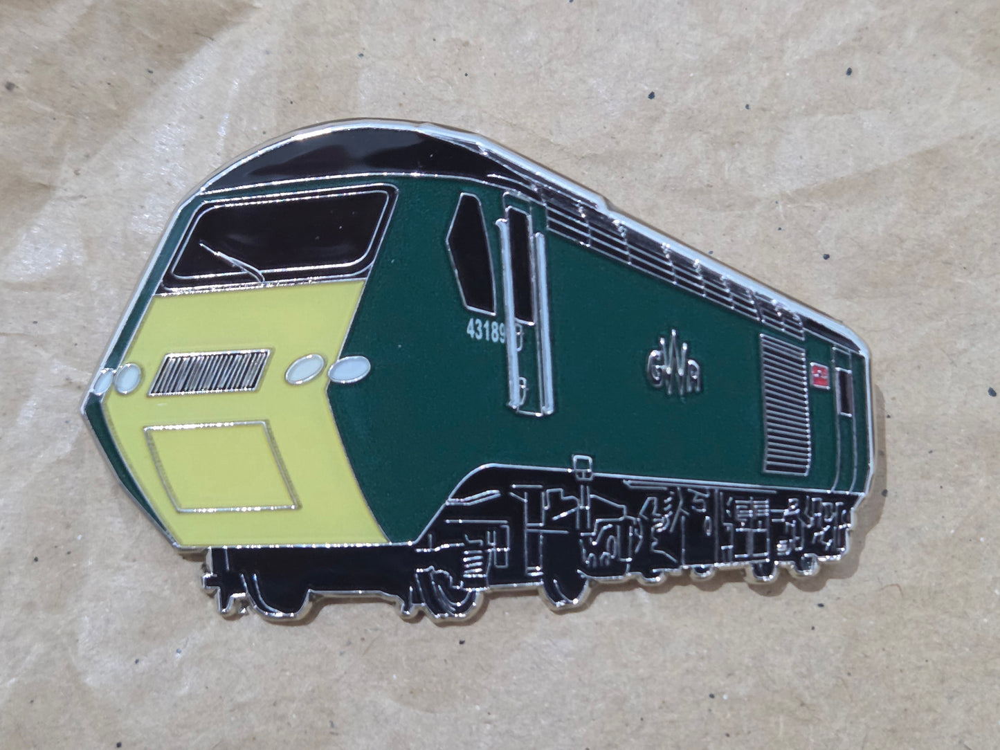 GWR Class 43 HST (5 Designs) Enamel Brooch Pin Badges