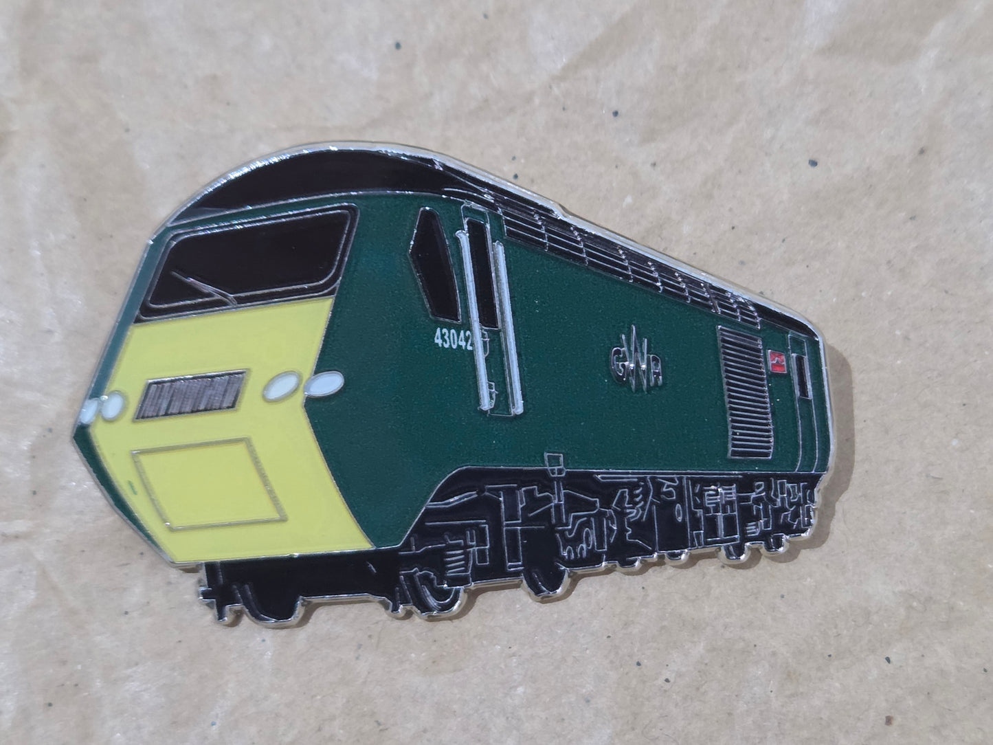 GWR Class 43 HST (5 Designs) Enamel Brooch Pin Badges