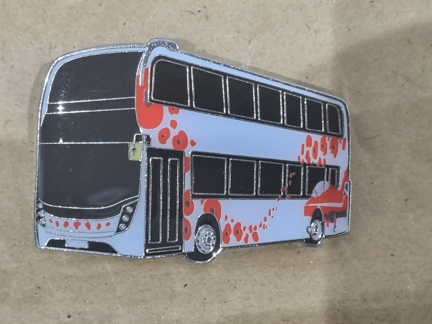 Stagecoach Poppy (RAF) Enviro 400 MMC Enamel Brooch Pin Badge