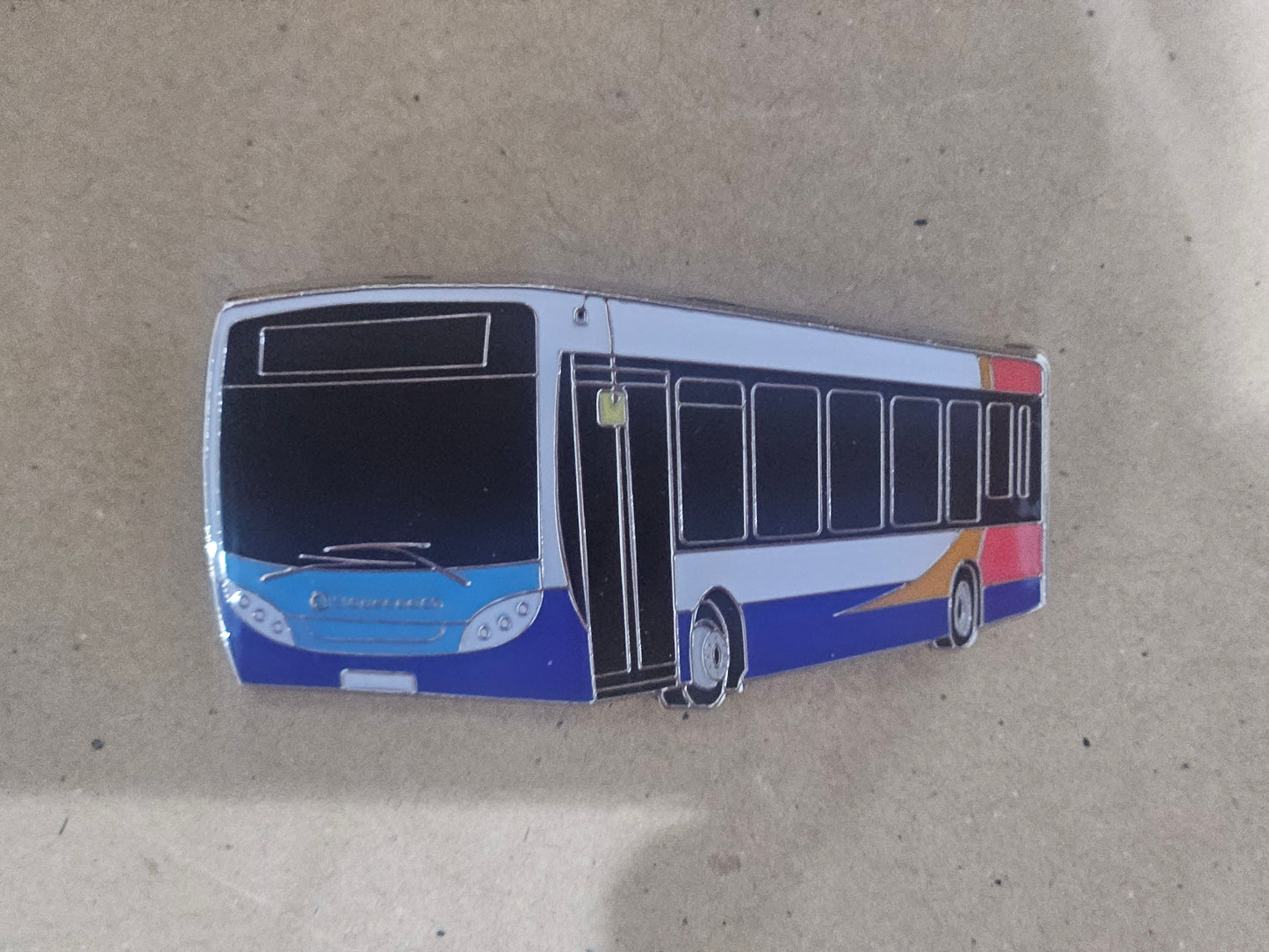 Stagecoach Beachball Enviro 200 Enamel Brooch Pin Badge