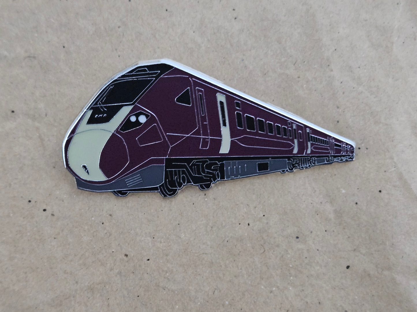 EMR Class 810 Aurora Enamel Brooch Pin Badge