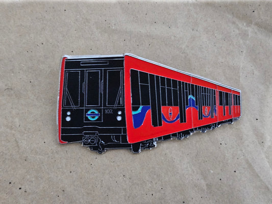 Docklands Light Railway (2005 Stock) Enamel Brooch Pin Badge