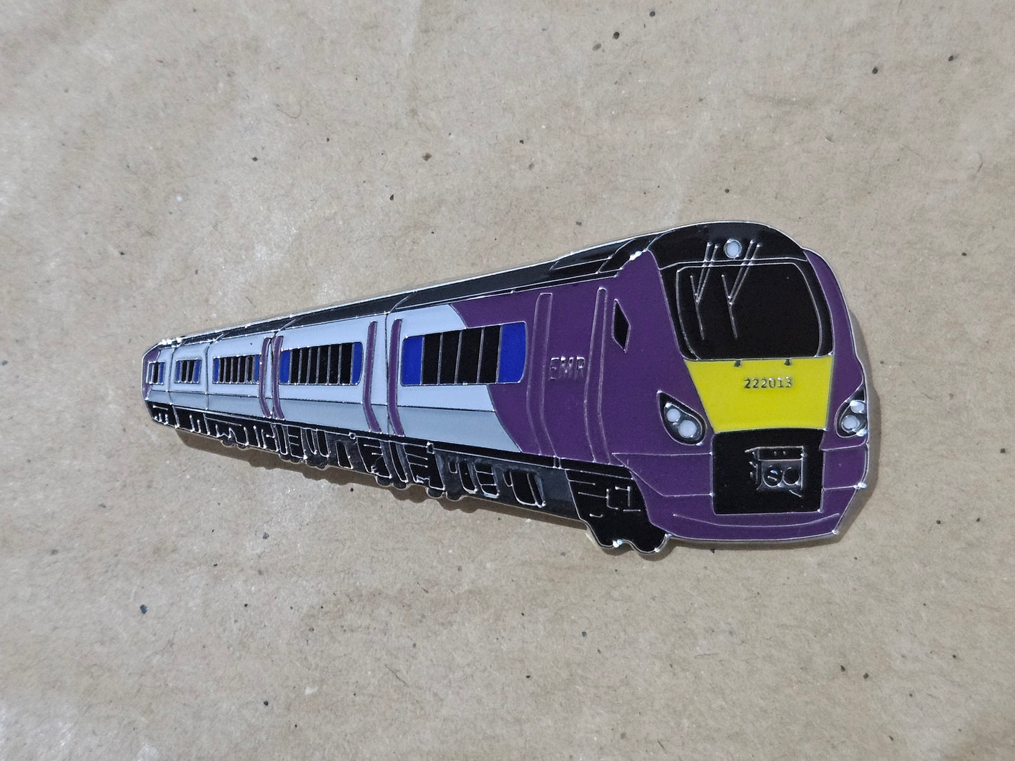 EMR Class 222 Enamel Brooch Pin Badge