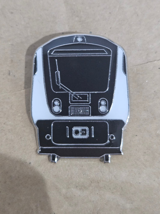 Crossrail Class 345 Front View Brooch Pin Badge