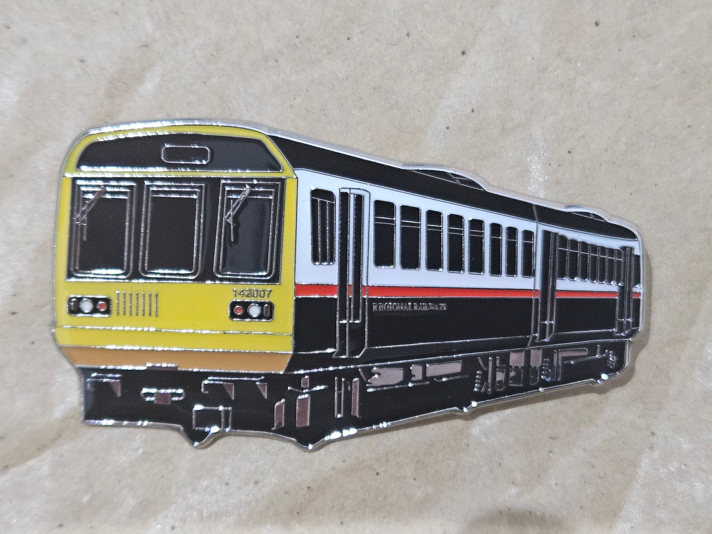 Regional Railways (North Western) Class 142 Pacer Enamel Brooch Pin Badge