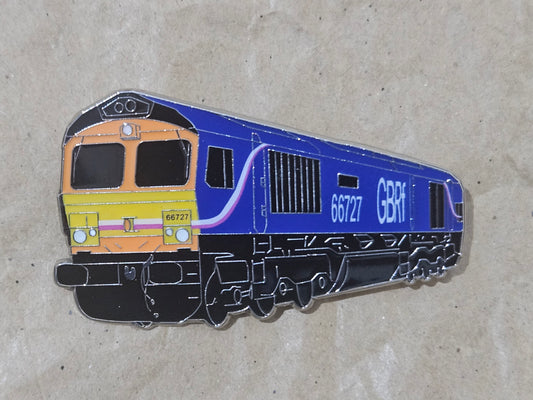 GBRf First Barbie Class 66 Enamel Brooch Pin Badge