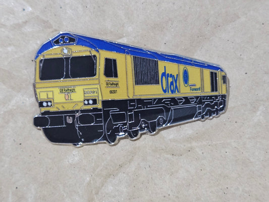 GBRf DRAX Class 66 Enamel Brooch Pin Badge