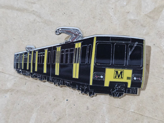 Tyne & Wear Metro (Metrocar) Enamel Brooch Pin Badge