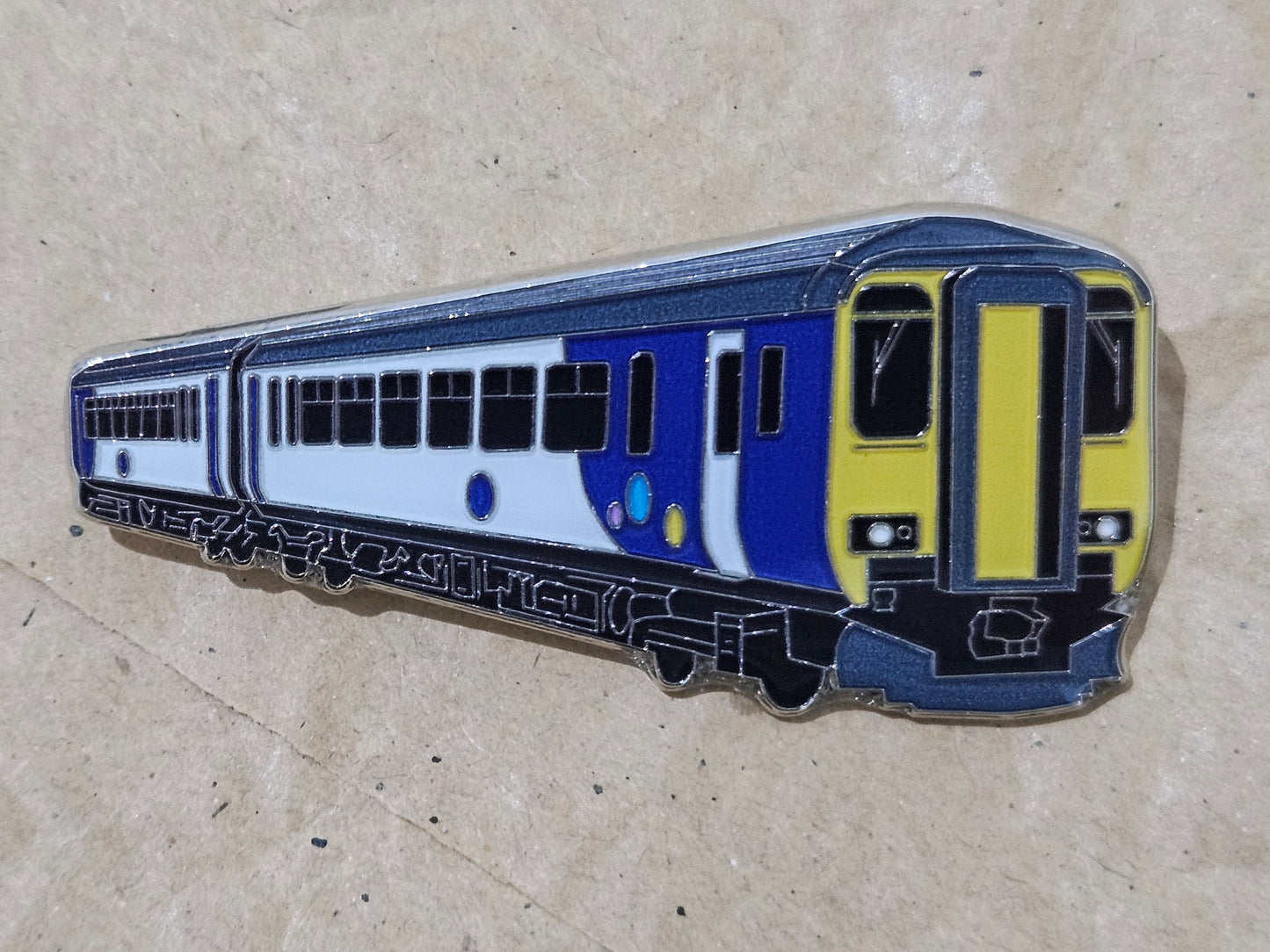 Northern Class 156 Enamel Brooch Pin Badge