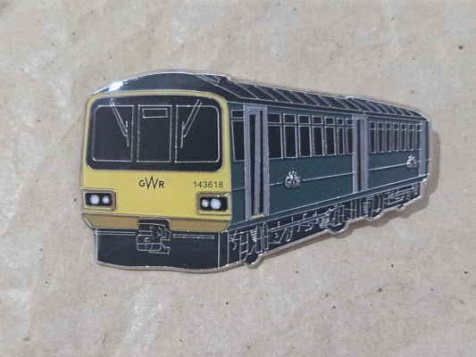 GWR Class 143 Pacer Enamel Brooch Pin Badge