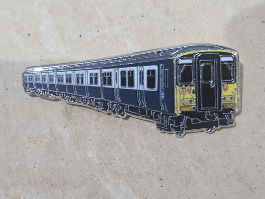 BR Blue/Grey Class 455 Enamel Brooch Pin Badge