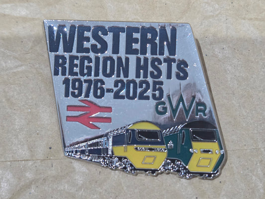 Western Region HST Farewell (Dated) Enamel Brooch Pin Badge