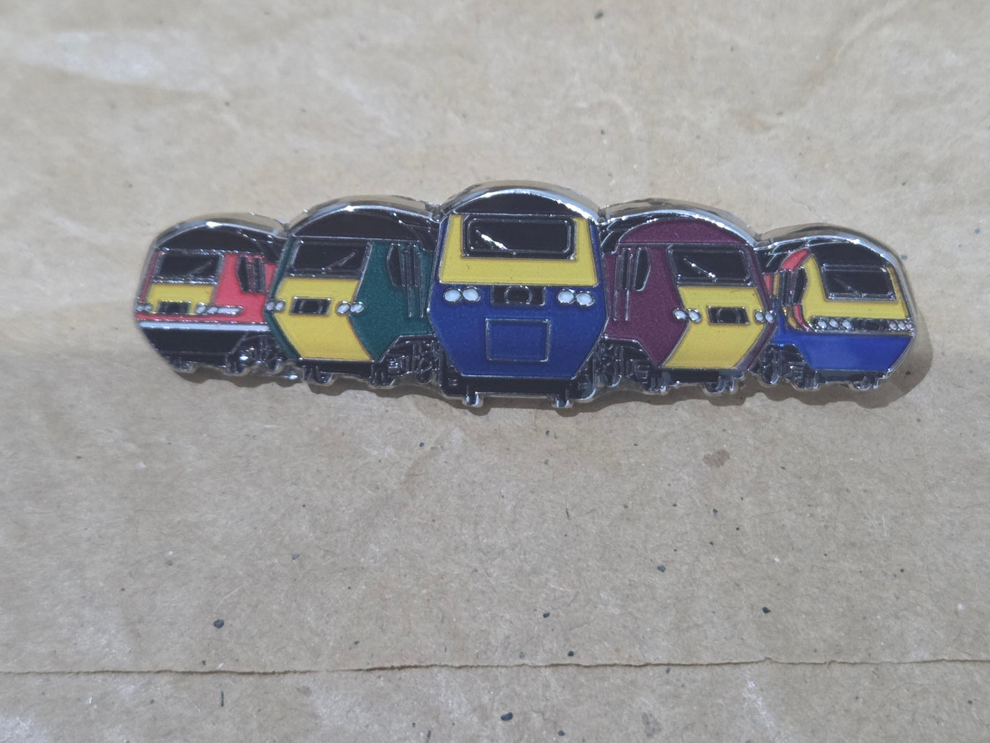 Final HST Livery Lineup Enamel Brooch Pin Badge