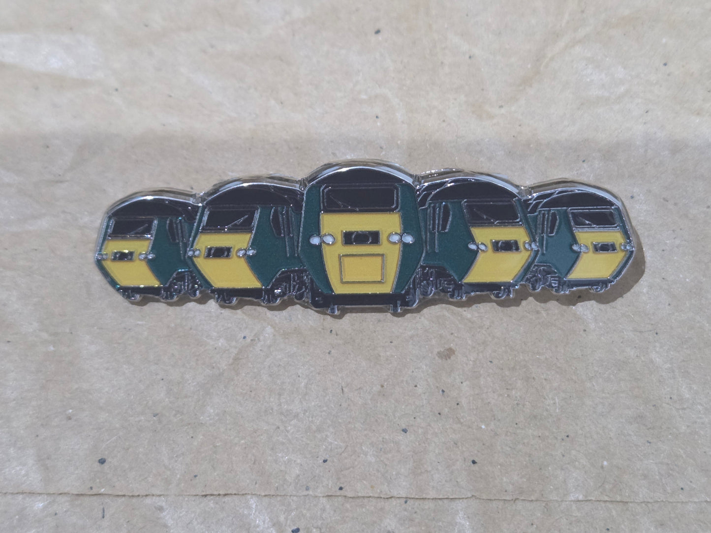GWR HST Fleet Enamel Brooch Pin Badge