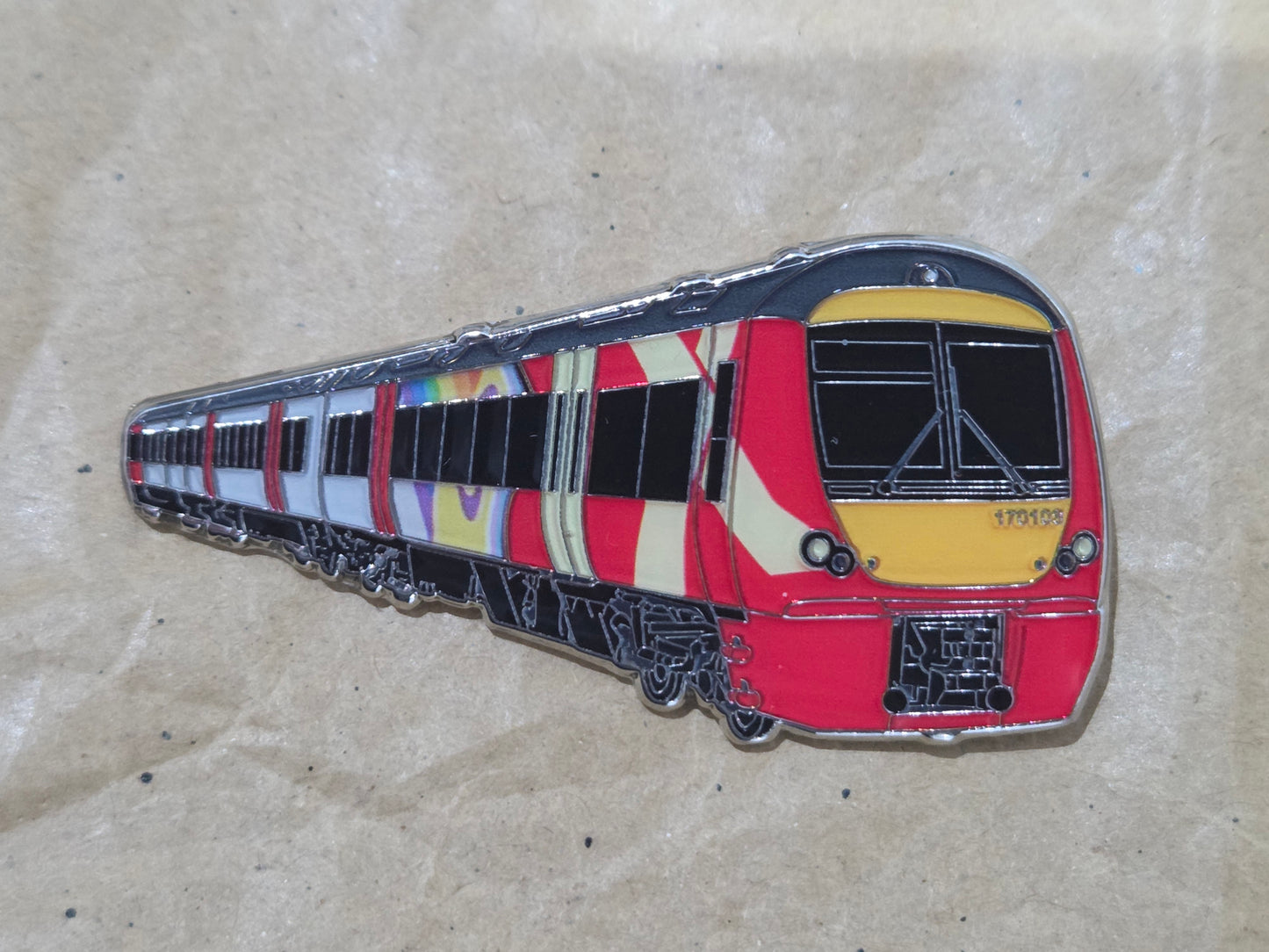 Cross Country Class 170 (Pride) Enamel Brooch Pin Badge