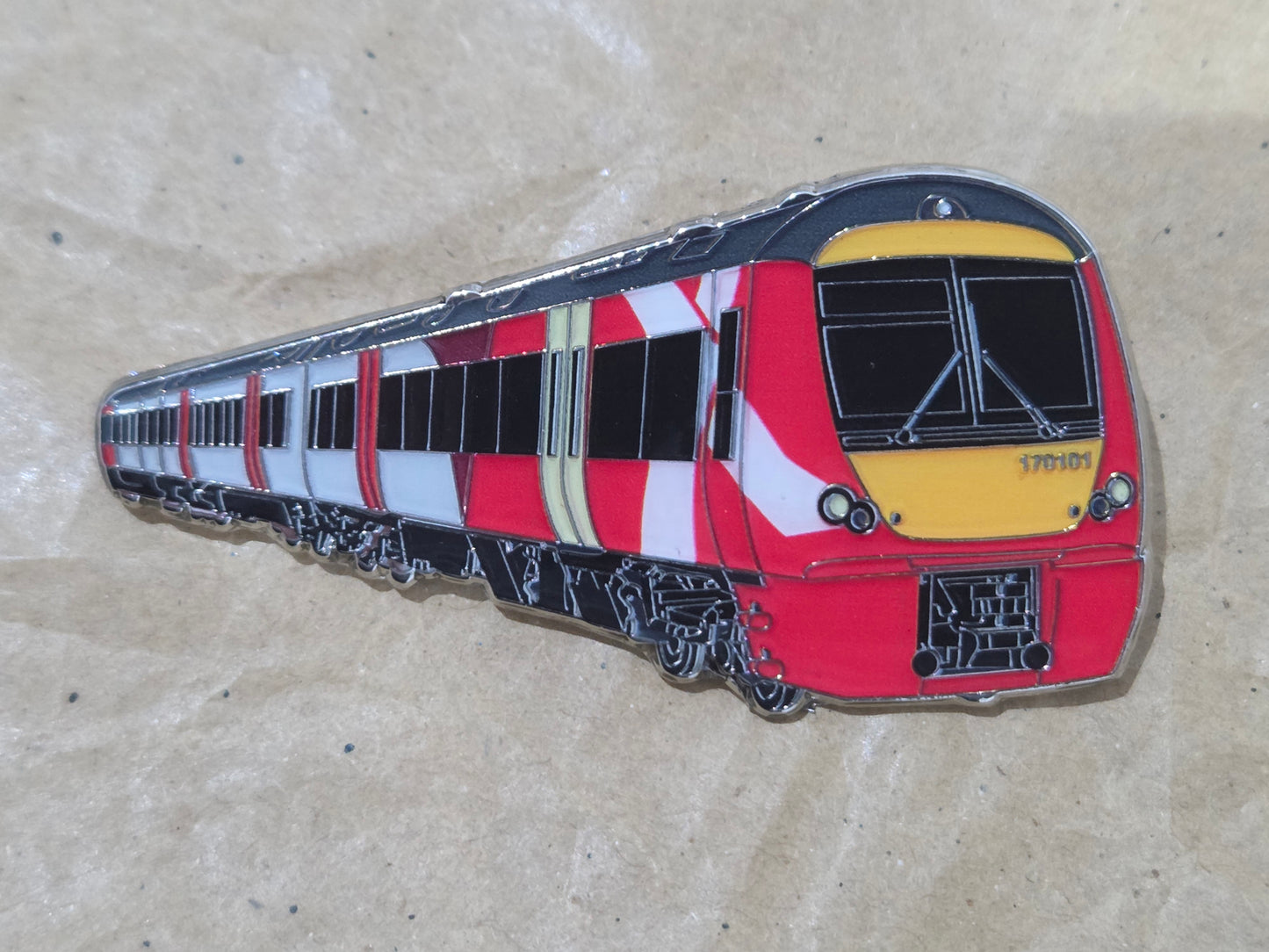 Cross Country Class 170 Enamel Brooch Pin Badge