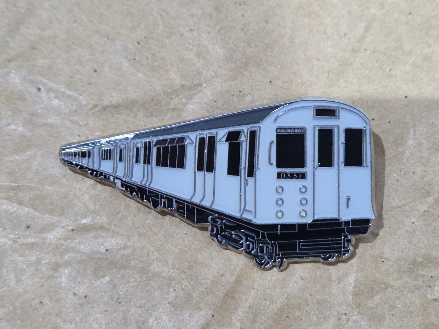 London Underground R Stock Enamel Brooch Pin Badge