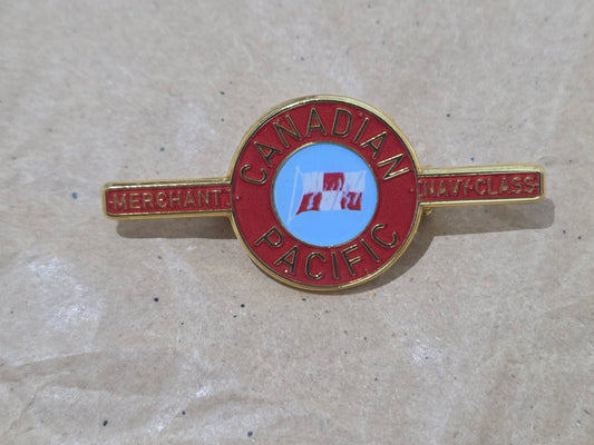Canadian Pacific Nameplate Enamel Brooch Pin Badge