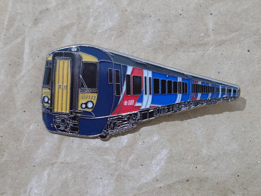 Great British Railways (GTR) Class 387 Enamel Brooch Pin Badge