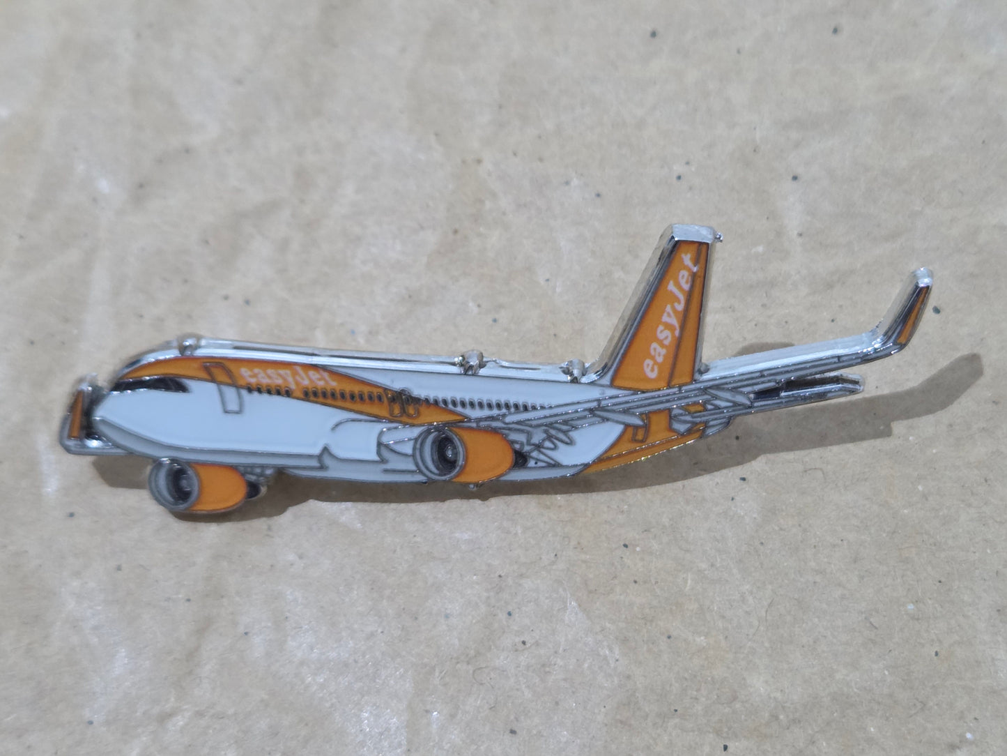 EasyJet Airbus A320 Enamel Brooch Pin Badge