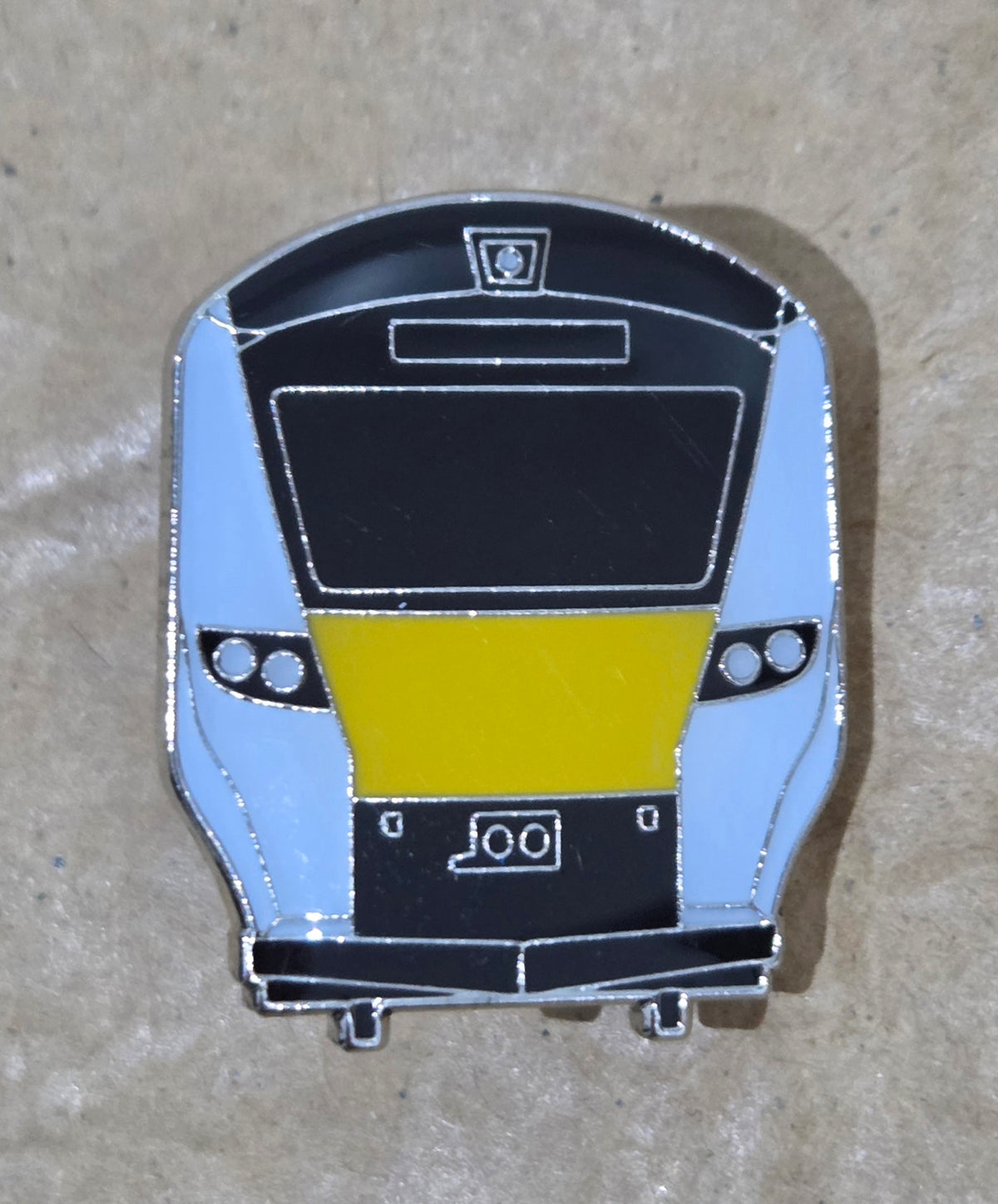 Thameslink Class 700 Front View Enamel Butterfly Pin Badge