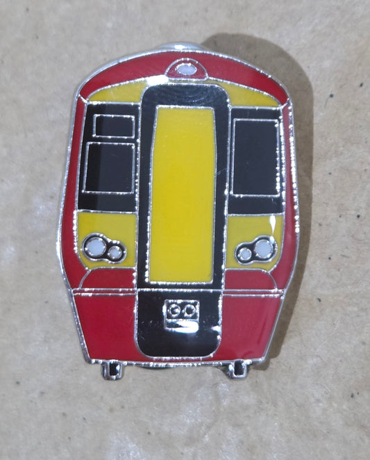 Gatwick Express Class 387 Front View Enamel Butterfly Pin Badge