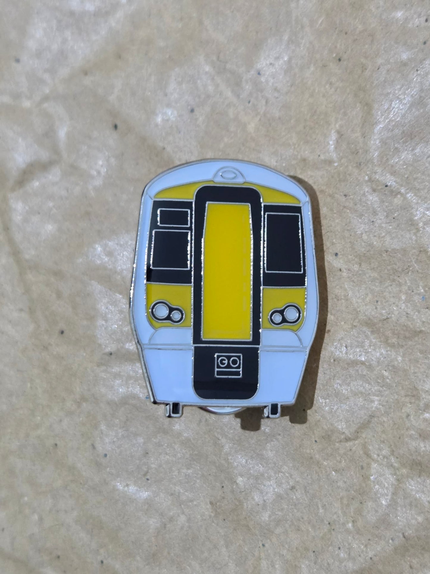 Great Northern Class 387 Front View Butterfly Pin Badge
