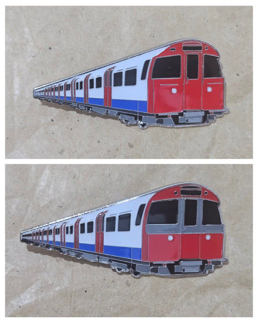 Set Of 2 - 1972/1973 Stock Enamel Brooch Pin Badges