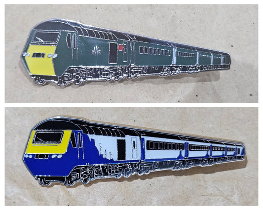 Set of 2 - HST + Coaches Enamel Brooch Pin Badges