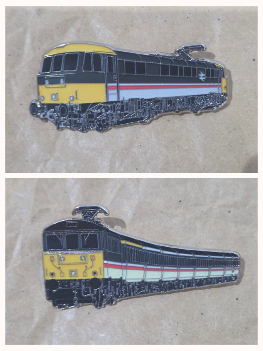 Set of 2 - Intercity Class 86 Enamel Brooch Pin Badges